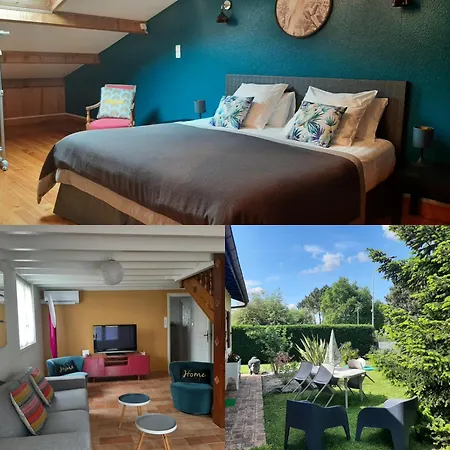 Climatisé L'orée Des Landes Proche Center Parcs Pinderes