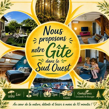 Climatisé L'orée Des Landes Proche Center Parcs * Pinderes